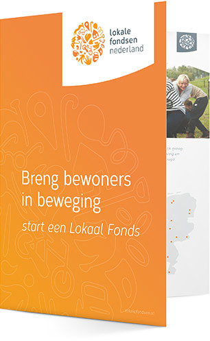 Informatiefolder Lokale Fondsen Nederland, door Reclamebureau Gedachtegoed