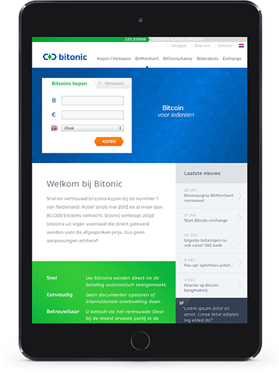 De nieuwe website van Bitonic is volledig responsive en toont perfect op tablets